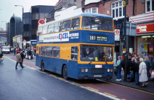 Metrobus ex-West Yorkshire PTE Leyland Olympian/Roe CUB 61Y - Bromley High street [David Bowker]